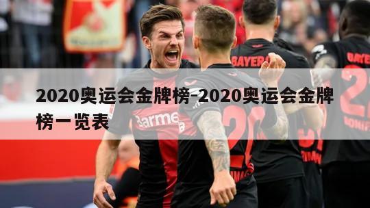 2020奥运会金牌榜-2020奥运会金牌榜一览表